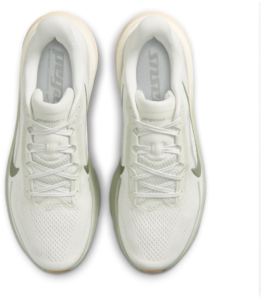 Nike Pegasus 42 Spruce Aura / Pale Ivory, vue de dessus