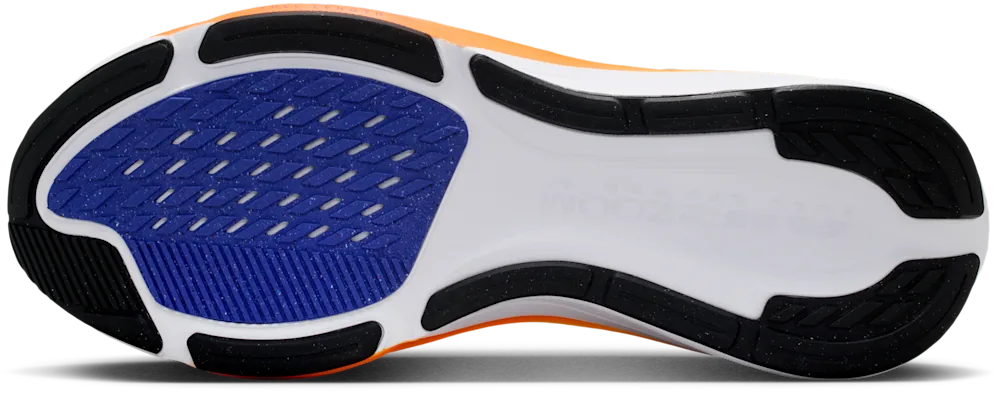 Nike Pegasus 42 Blanc / Lapis / Total Orange / Metallic Silver homme, semelle extérieure