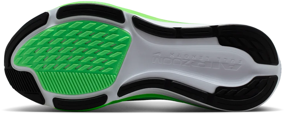 Nike Pegasus 42 Blanc / Green Strike, semelle extérieure