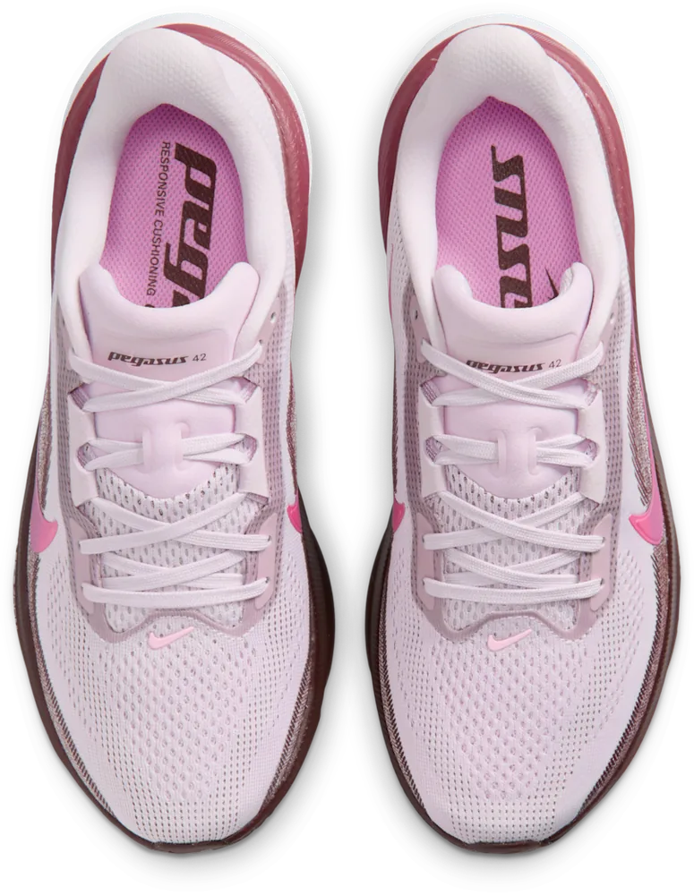 Nike Pegasus 42 Bleached Lilac / Mystic Dates, vue de dessus