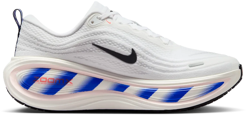 Nike Vomero Plus Blanc / Racer Blue, profil intérieur