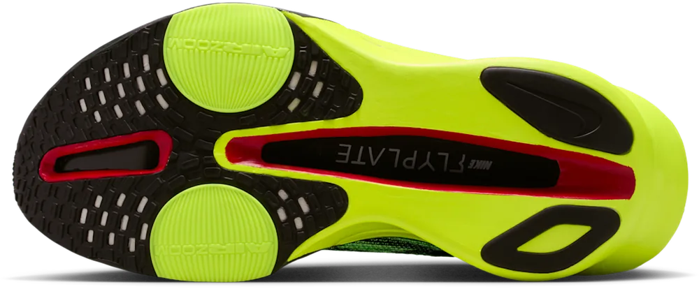Nike Alphafly 3 Multicolore / Volt, semelle extérieure