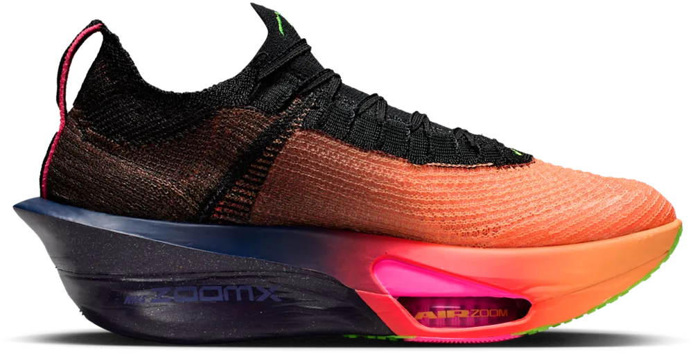 Nike Alphafly 3 Orange Pulse / Purple Dynasty, profil intérieur