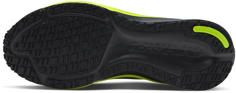 Nike Pegasus 42 GORE-TEX Noir / Lemon Venom, semelle extérieure