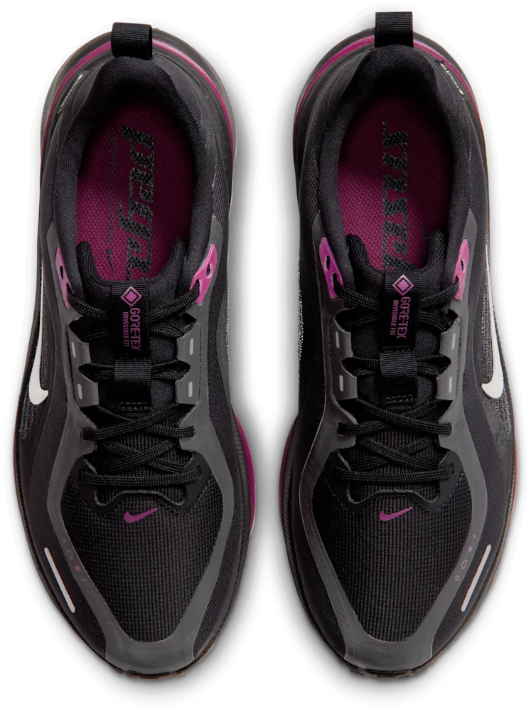 Nike Pegasus 42 GORE-TEX Noir / True Berry, vue de dessus