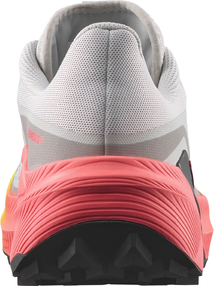 Salomon Genesis 2 Gray Violet / Safety Yellow / Neon Flame, vue arrière