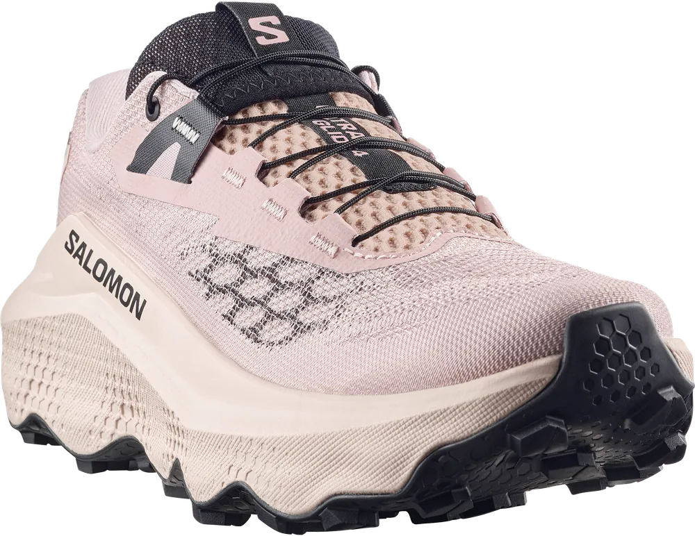 Salomon Ultra Glide 4 Shadow Gray / Tapioca / Black, vue trois quarts