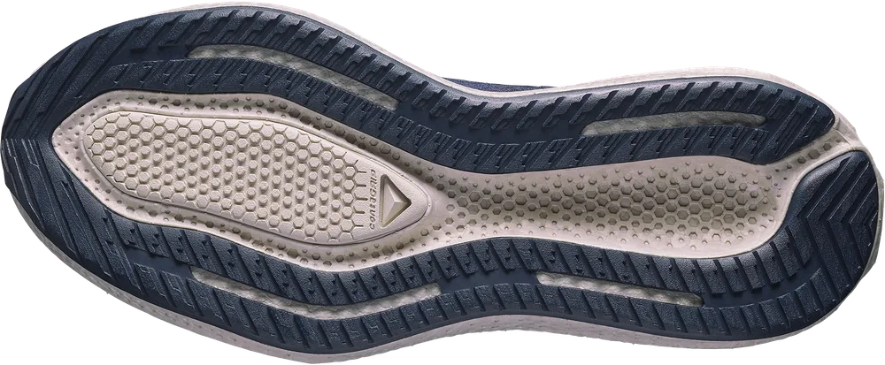 Salomon Aero Glide 4 Maritime Blue / Silver Cloud / White, semelle extérieure