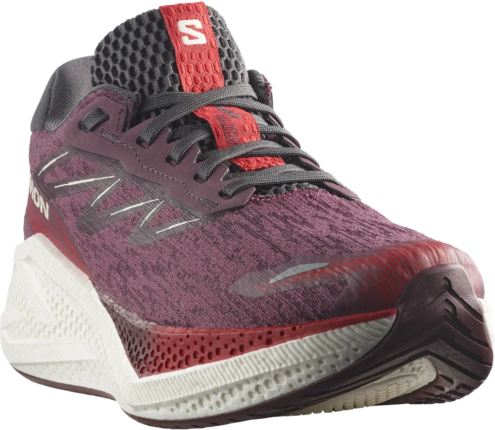 Salomon Aero Glide 4 Huckleberry / Vanilla Ice / Lava Falls, vue trois quarts