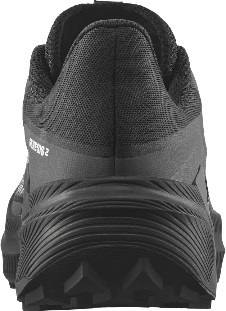 Salomon Genesis 2 Black / Black / White, vue arrière