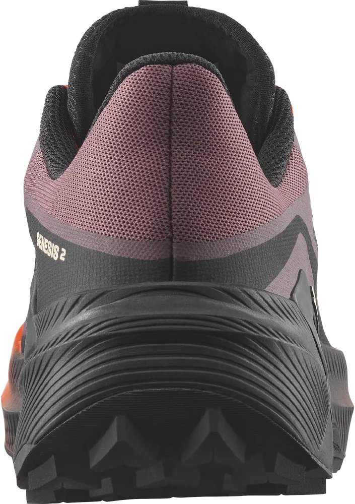 Salomon Genesis 2 Huckleberry / Black / Red Orange, vue arrière
