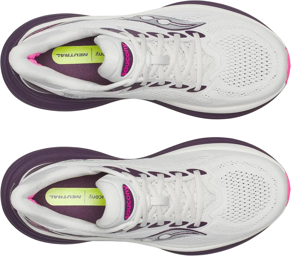 Saucony Triumph 24 Quartz / Eggplant, vue de dessus