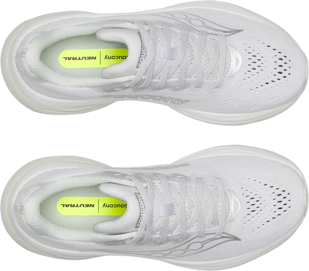 Saucony Ride 19 Fog / Cast, vue de dessus