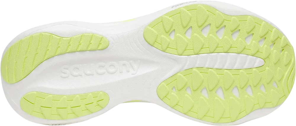 Saucony Ride 19 White / Tart, semelle extérieure