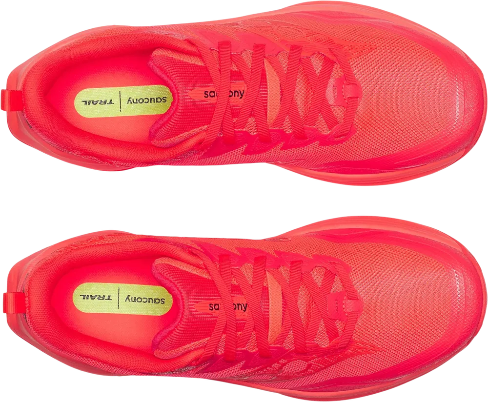 Saucony Peregrine 16 ViZiRed, vue de dessus