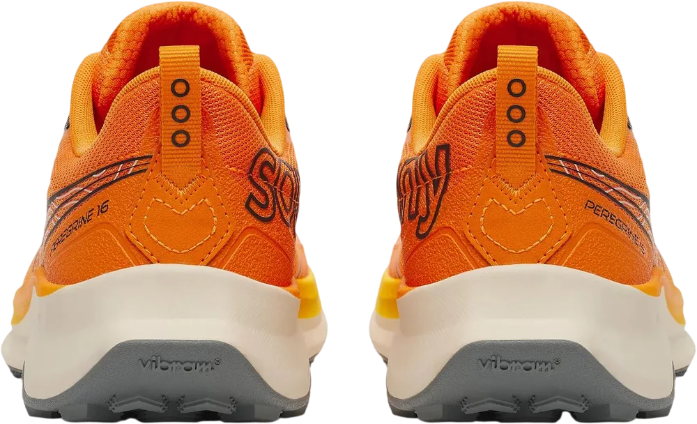 Saucony Peregrine 16 Fuego / Cyber, vue arrière