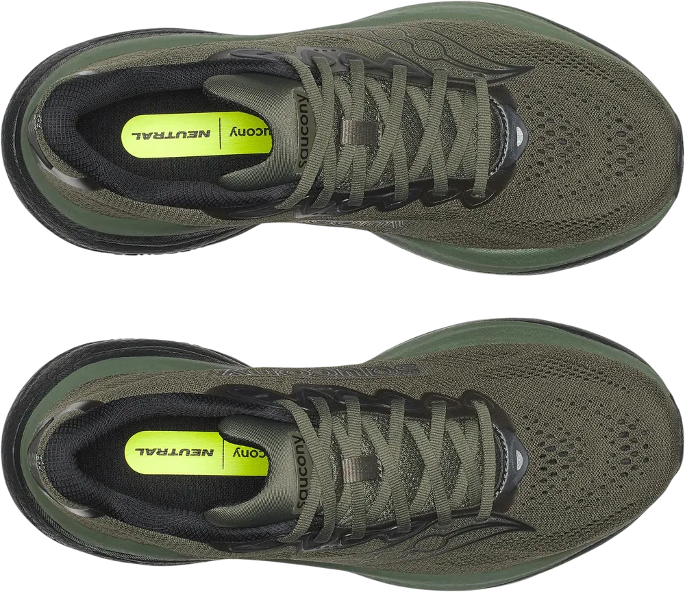 Saucony Ride 19 Fatigue / Black, vue de dessus