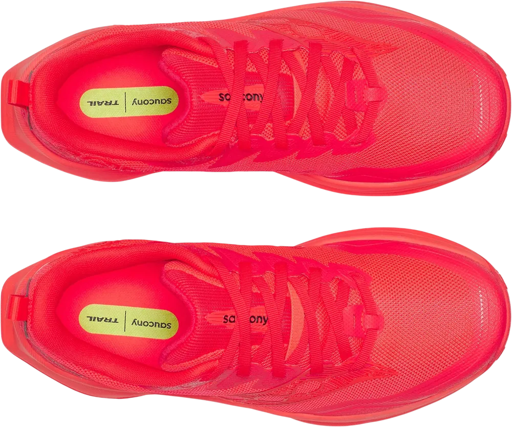 Saucony Peregrine 16 ViZiRed, vue de dessus