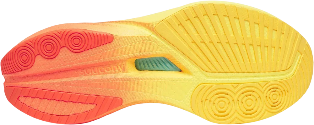 Saucony Endorphin Speed 5 Ivory / Fire, semelle extérieure